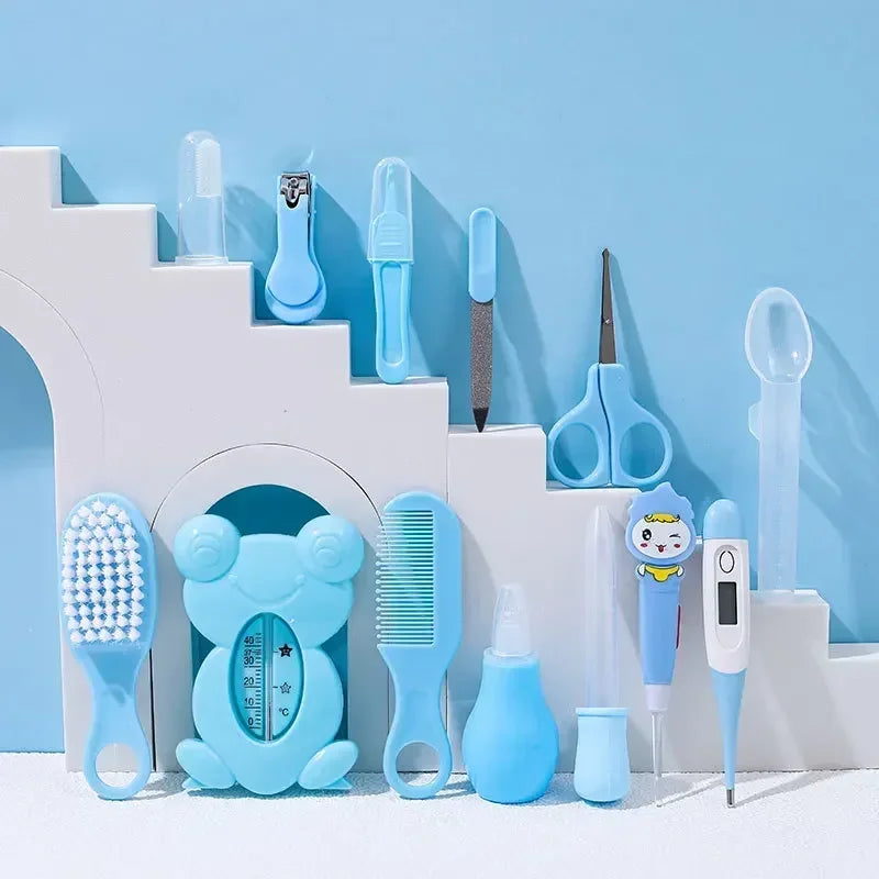 13PCS Baby Care Kit Newborn Hygiene Kit Complete Professional Nursing Tools for Mother Kids Newborn Baby Care Accessories