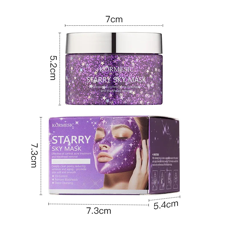 Kormesic Twinkle Peel-Off Mask Facial Moisturizing Nourishing Hydrating Anti Wrinkle Face Masks Skin Care
