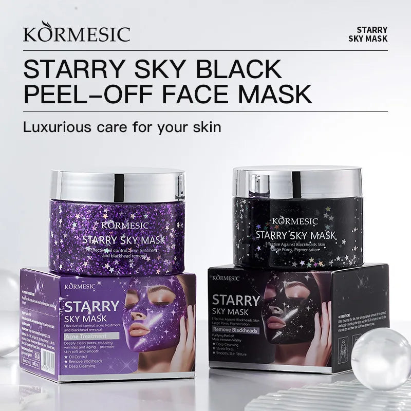 Kormesic Twinkle Peel-Off Mask Facial Moisturizing Nourishing Hydrating Anti Wrinkle Face Masks Skin Care